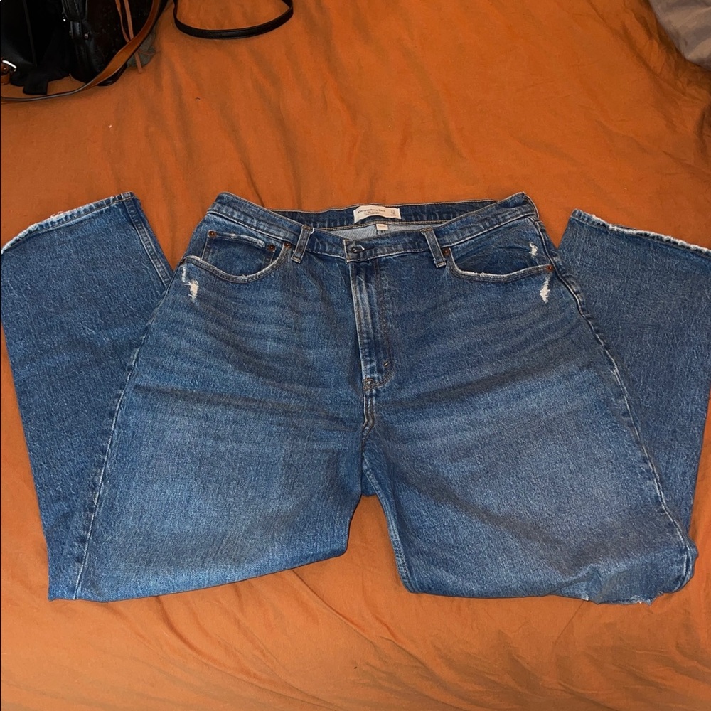 Abercrombie & Fitch Blue High Rise Jeans *CURVE LOVE*